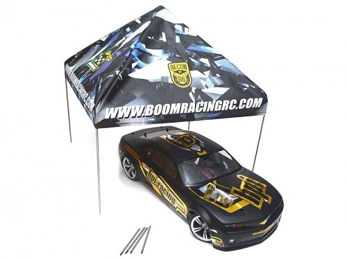 BoomRacing Recon G6 1/10 Scale EZ Up Compact Pit Tent Adjustable Canopy Crawler & Drift BRSCAC100