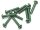 BoomRacing Aluminum 7075 M3x14 Hex Socket Button Head Screws Bolts (10) Green BRHSA314G