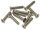 BoomRacing Aluminum 7075 M3x16 Hex Socket Flat Head Screws Bolts (10) Titanium BRHSB316TIT