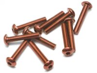 BoomRacing Aluminum 7075 M3x16 Hex Socket Button Head...