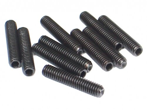 BoomRacing M4x20 SS Steel Socket Set Screw (10) BRASST4020