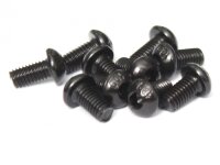 BoomRacing M3x6mm Round Head 12.9 Grade Nickel Plated...