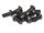 BoomRacing M3x6mm Round Head 12.9 Grade Nickel Plated Screws (10) BRASBH3006