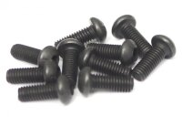 BoomRacing M3x8mm Round Head 12.9 Grade Nickel Plated...