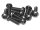 BoomRacing M3x10mm Round Head 12.9 Grade Nickel Plated Screws (10) BRASBH3010