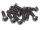 BoomRacing M3x12mm Round Head 12.9 Grade Nickel Plated Screws (10) BRASBH3012