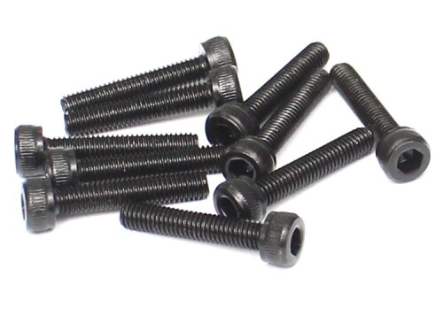 BoomRacing M3x16mm Socket Cap Screw 12.9 Grade Nickel Plated Screws (10) BRASCH3016
