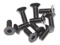 BoomRacing M3x8mm Counter Sunk Screw 12.9 Grade Nickel...