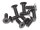 BoomRacing M3x8mm Counter Sunk Screw 12.9 Grade Nickel Plated Screws (10) BRASFH3008