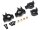 BoomRacing AR44 Wide Angle Steering Knuckle & C-Hub Carrier Set Black for Axial SCX10 II BR955027BK