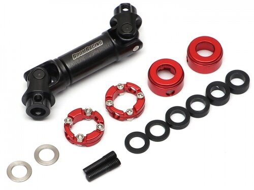 BoomRacing BADASS Heavy Duty Steel Center Drive Shaft 51-56mm (Pin to Pin) 1Pc Recon G6 Certified BRBD955003F