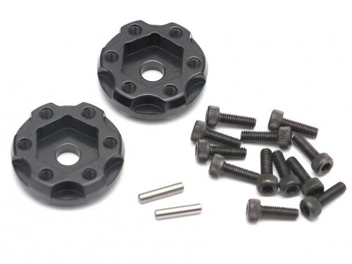 BoomRacing XT601 6-Lug Aluminum 12mm Wheel Hub Adapters 1MM Offset (2) BRXT601