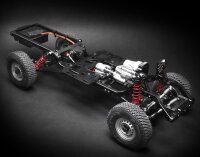 BoomRacing 1/10 4WD Radio Control Chassis Kit w/ Killerbody LC70 Hard Body Kit Set for BRX01 BR8002