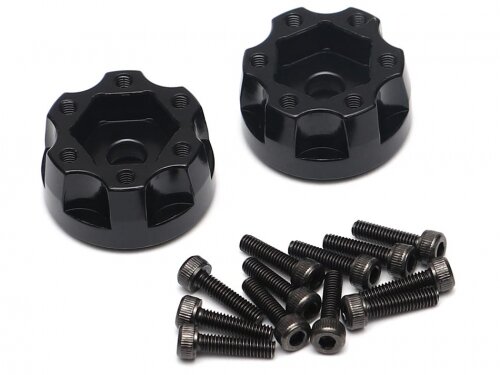 BoomRacing XT606 6-Lug Aluminum 12mm Wheel Hub Adapters 6MM Offset (2) BRXT606