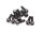 BoomRacing M4x12mm Socket Cap Screw 12.9 Grade Nickel Plated Screws (10) BRASCH4012