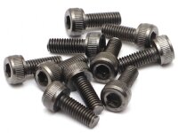 BoomRacing M3x8mm Socket Cap Screw 12.9 Grade Nickel...