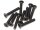 BoomRacing M3x20mm Counter Sunk Screw 12.9 Grade Nickel Plated Screws (10) BRASFH3020