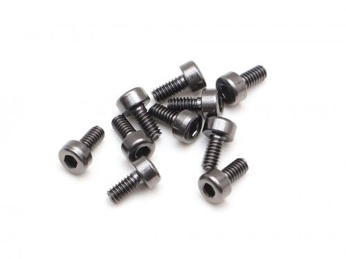 BoomRacing M2x4mm Socket Cap Screw 12.9 Grade Nickel Plated Screws (10) BRASCH2004