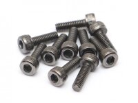 BoomRacing M2.5x8mm Socket Cap Screw 12.9 Grade Nickel...