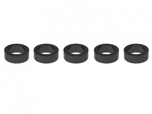 BoomRacing D4x7x2 Nylon Spacer Black (5) BRASSPD427/N