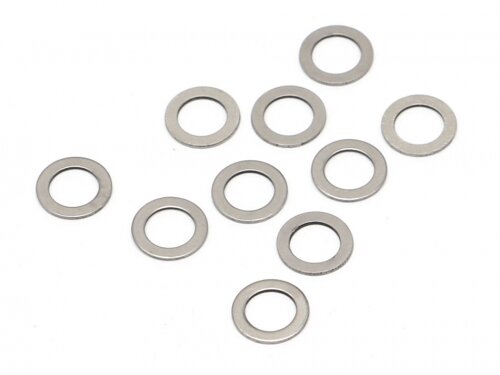 BoomRacing Spacer D5X8X0.5 Stainless Steel (10) BRASSPD5805