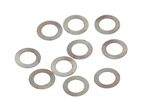BoomRacing Spacer D5X8X0.1 Stainless Steel (10) BRASSPD5801