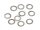 BoomRacing Spacer D5X8X0.1 Stainless Steel (10) BRASSPD5801