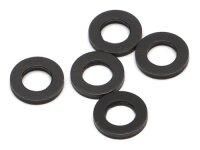 BoomRacing D4x7x1 Nylon Spacer Black (5) BRASSPD471/N