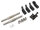 BoomRacing Stainless Steel Drag Link & Panhard Link Set w/ BADASS Rod Ends (2) for BRX01 BRLC7050