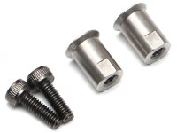 BoomRacing Stainless Steel Cross Bar (2) for BRX01 BRLC7048C