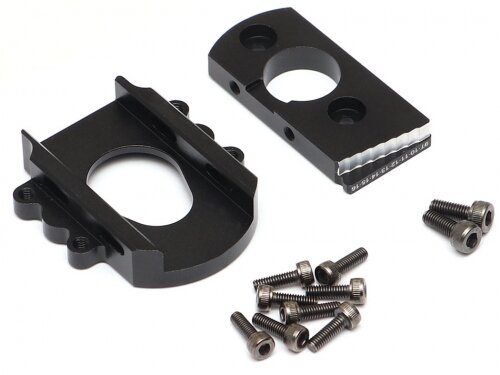 BoomRacing Aluminum Gearbox Adapter with Motor Mount for BRX01 BRLC7027
