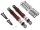 BoomRacing Rear Aluminum Double Spring Shocks 80mm w/ Optional Soft Springs (2) for BRX01 BRLC7052R
