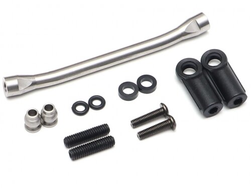 BoomRacing Stainless Steel Steering Link Tie Rod w/ BADASS Rod Ends for BRX70 PHAT Axle for BRX01 BRLC7003