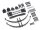 BoomRacing Rear Leaf Spring Kit for BRX01 & BRX02 for BRX01 BRLC7064