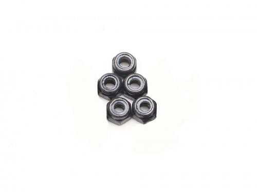 BoomRacing Non-Flanged Nylon Lock Nut M2.5 (5) BRASNUTM25