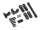 BoomRacing High Articulation Panhard Mount Set for BRX01 BRLC7074