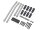 BoomRacing Stainless Steel High Clearance Link Set (4) for BRX01 BRLC7075