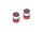 BoomRacing Scale 4WD Center Locking Hub Cap (2) Red (XT5 Series) BRW780921R