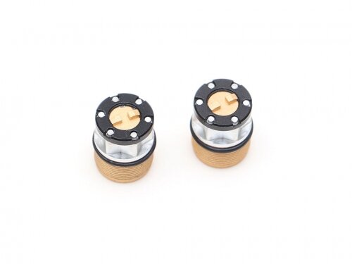 BoomRacing Scale 4WD Center Locking Hub Cap (2) Gold (XT5 Series) BRW780921GD