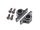BoomRacing Aluminum Rear Body Post Mount (2) Black for BRX01 BRLC7068