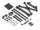 BoomRacing Complete Universal Body Mount Set for BRX01 BRLC7070