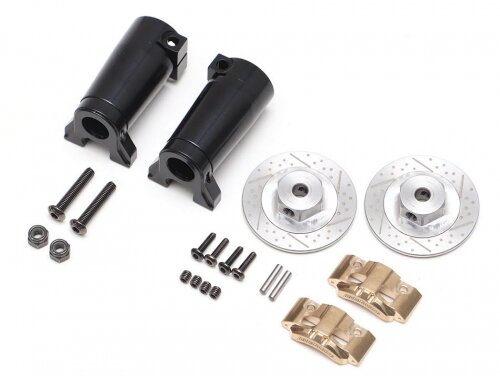BoomRacing Brass Rear Brake Disc Set for AR44 Axles for Axial SCX10 II BR955035R