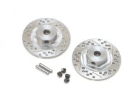 BoomRacing Stainless Steel Cross Drilled & Slotted...