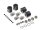BoomRacing Aluminum 12mm Wheel Hex Widener (4) (Offset 12mm) Black BRW780924-12MMBK