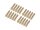 BoomRacing ProBuild M2x9mm Scale Hex Bolt 12.9 Grade Wheel Screw (20) Gold BRPROB-06GD