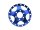 BoomRacing ProBuild 1.9" Alum SV5 Faceplate (1) Blue BRPBF002B