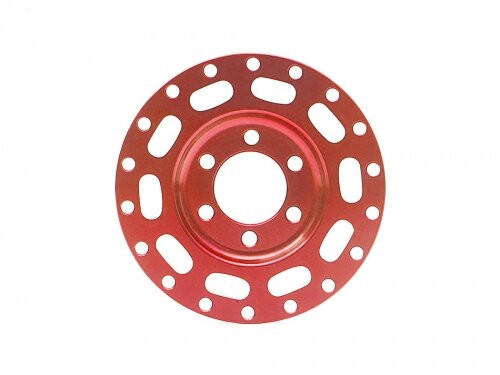 BoomRacing ProBuild 1.9" Alum MAG10 Faceplate (1) Red BRPBF001R