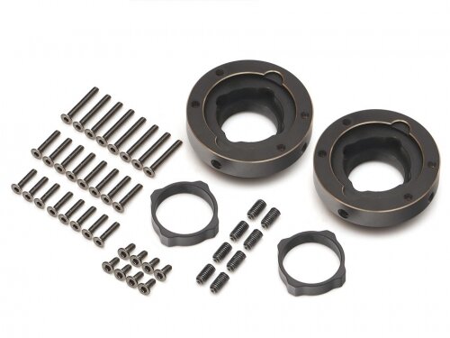 BoomRacing Brass Rear Knuckle Base Weights for BRX80 / BRX90 PHAT Axle (2) for D90/D110 Chassis BRD9024