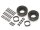 BoomRacing Brass Rear Knuckle Base Weights for BRX70 PHAT Axle (2) for BRX01 BRLC7090