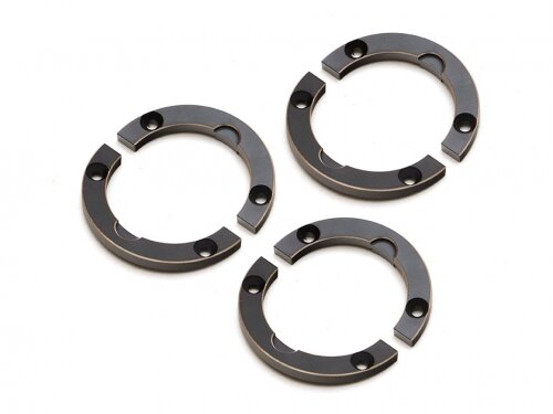 BoomRacing Brass Small Weight Blocks 4g for BRX70/BRX80/BRX90 PHAT Axle Knuckle Weight Base (6) for BRX01 BRLC7092